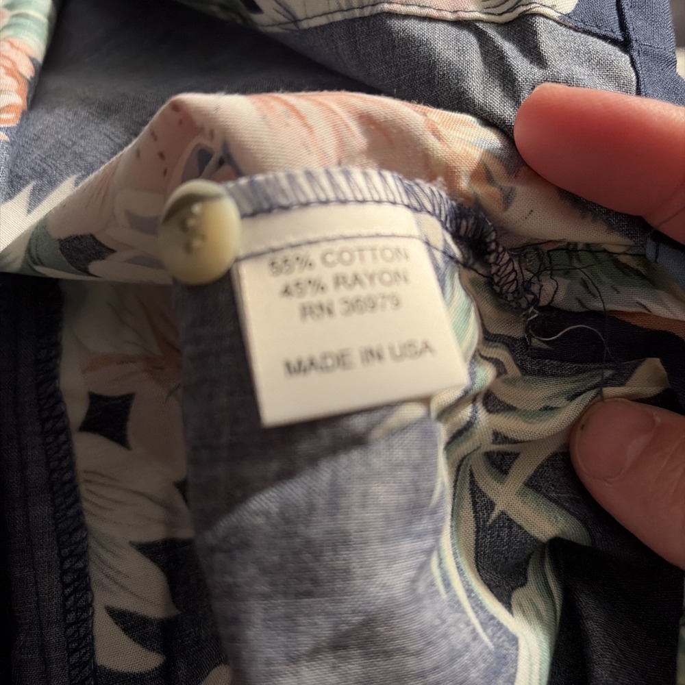 Go Barefoot Women's Hawaii Aloha Pullover Shirt - A Hawaiian Tradition Size 2XL - Picture 8 of 9